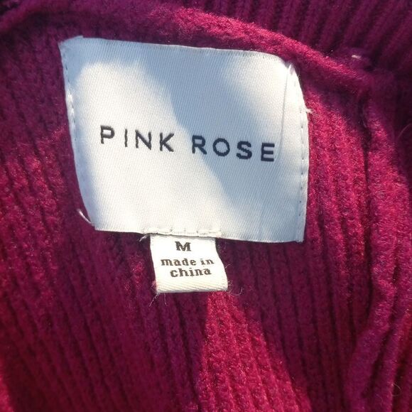 Pink rose medium pink sweater - Picture 2 of 3